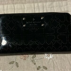 Kate Spade Black Patent Wallet